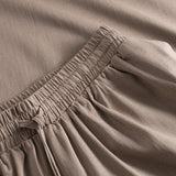 Depeche Clothing Smuk Tara nederdel i lækker hør kvalitet Skirts 020 Taupe (visione)