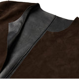 Depeche leather wear Smuk Zita 2 i 1 skindjakke Jacket 333 Dusty Brown/ Black combi
