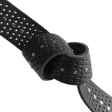 DEPECHE Smuk bælte med nitter Belts 099 Black (Nero)