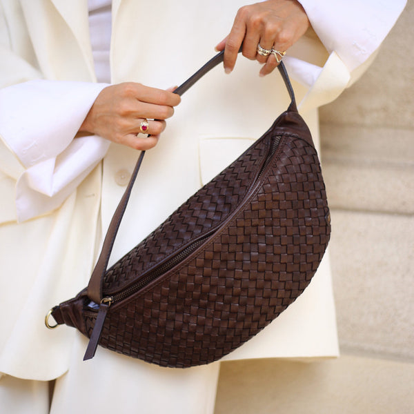 DEPECHE Smuk bumbag Bumbag 161 Dark brown