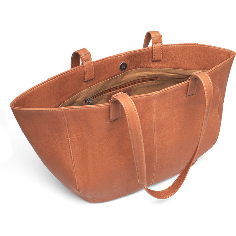 DEPECHE Smuk og tidsløs shopper Shopper 014 Cognac