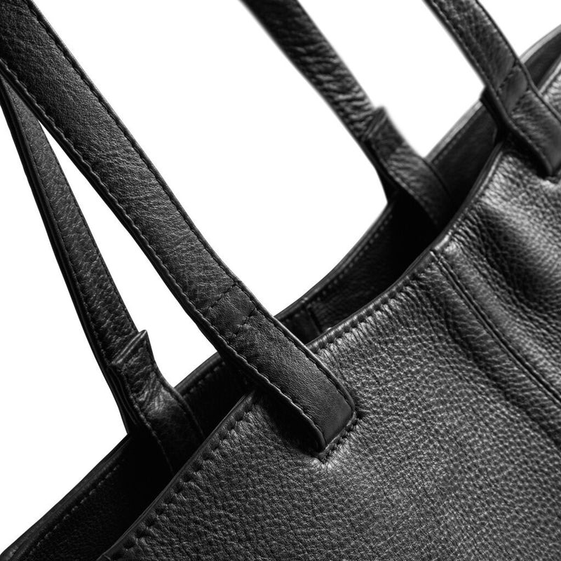 DEPECHE Smuk og tidsløs shopper Shopper 099 Black (Nero)