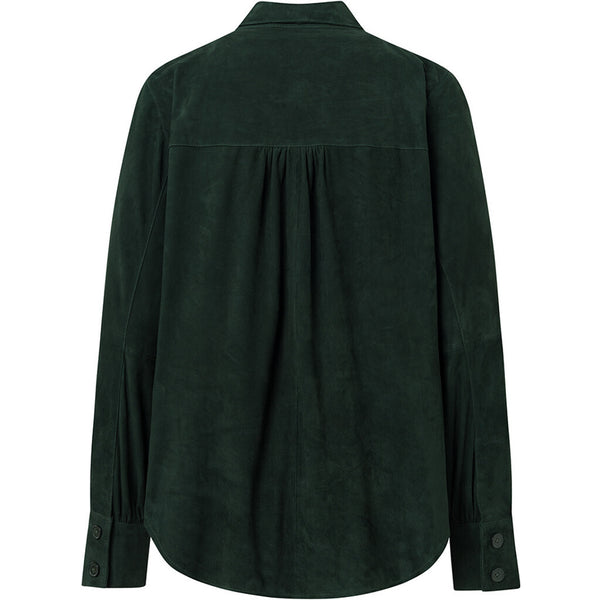 Depeche leather wear Smuk ruskinds Katie skjorte i en blød kvalitet Shirts 102 Bottle Green