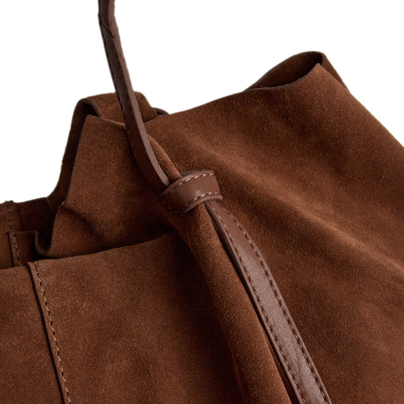 DEPECHE Smuk ruskindsshopper Shopper 014 Cognac