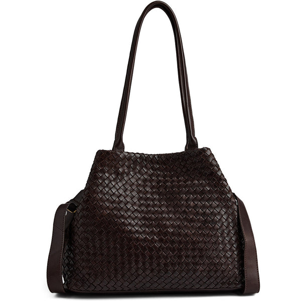 DEPECHE Smuk skuldertaske Shoulderbag / Handbag 161 Dark brown