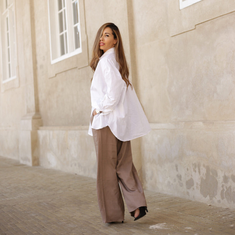 Depeche Clothing Tara hørbukser (RW) Pants 020 Taupe (visione)