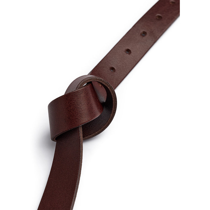 DEPECHE Smukt bælte Belts 161 Dark brown