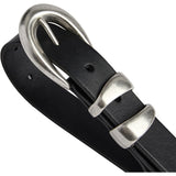 DEPECHE Smukt bælte Belts 300 Black/Amr silver