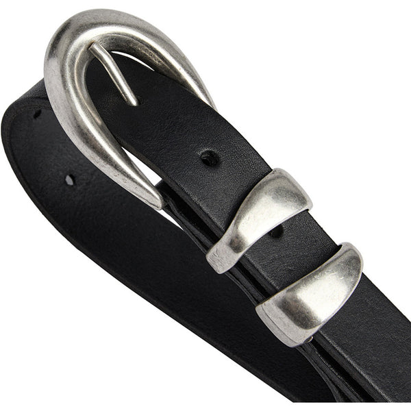 DEPECHE Smukt bælte Belts 300 Black/Amr silver