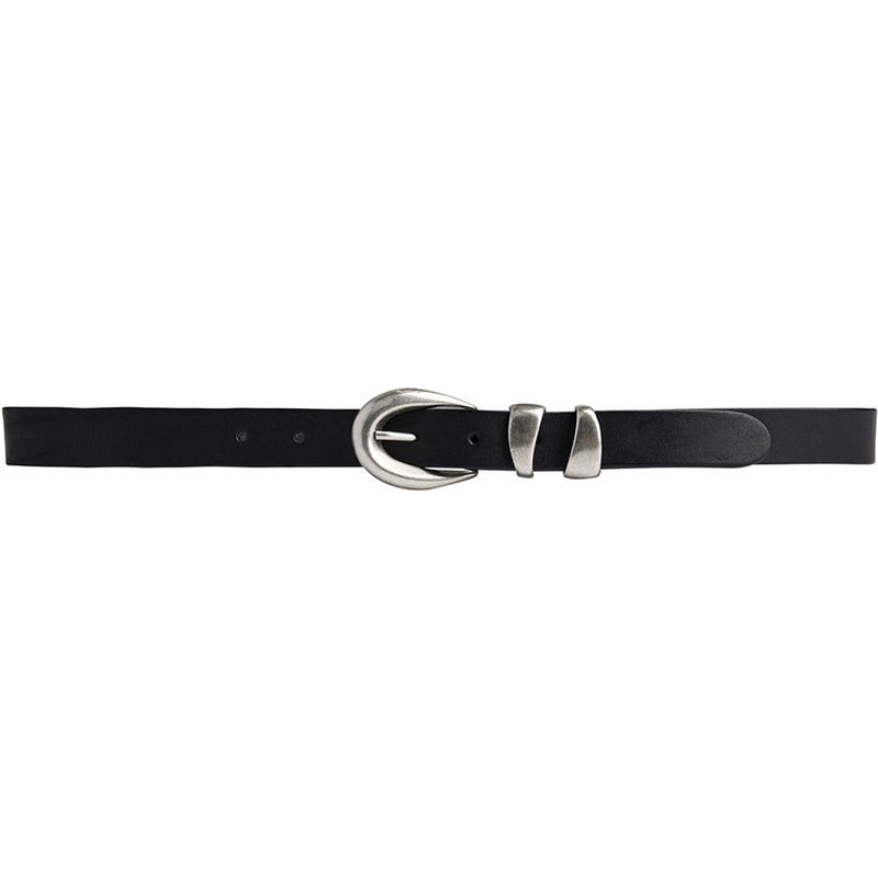 DEPECHE Smukt bælte Belts 300 Black/Amr silver