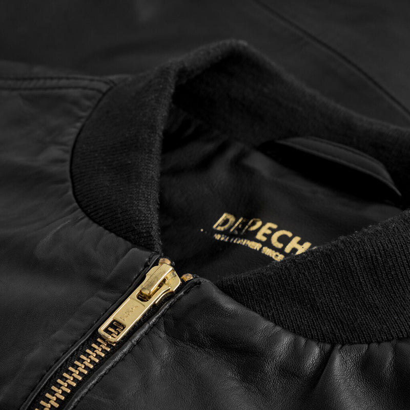 Depeche leather wear Sporty og cool skindjakke i slidstærk og blød kvalitet Jackets 099 Black (Nero)