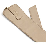 DEPECHE Statement taljebælte i skind Belts 202 Vanilla