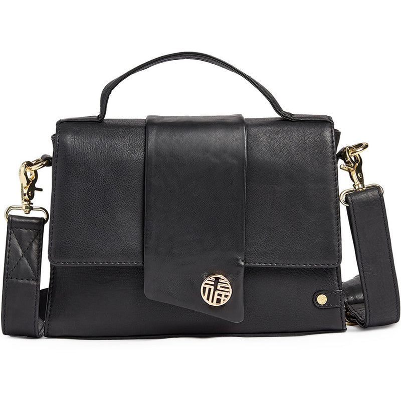 DEPECHE Stilfuld håndtaske Shoulderbag / Handbag 099 Black (Nero)