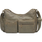 DEPECHE Stilfuld skuldertaske i blød skindkvalitet Shoulderbag / Handbag 049 Army Green