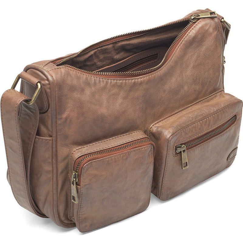 DEPECHE Stilfuld skuldertaske i blød skindkvalitet Shoulderbag / Handbag 173 Chestnut