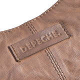 DEPECHE Stilfuld skuldertaske i blød skindkvalitet Shoulderbag / Handbag 173 Chestnut