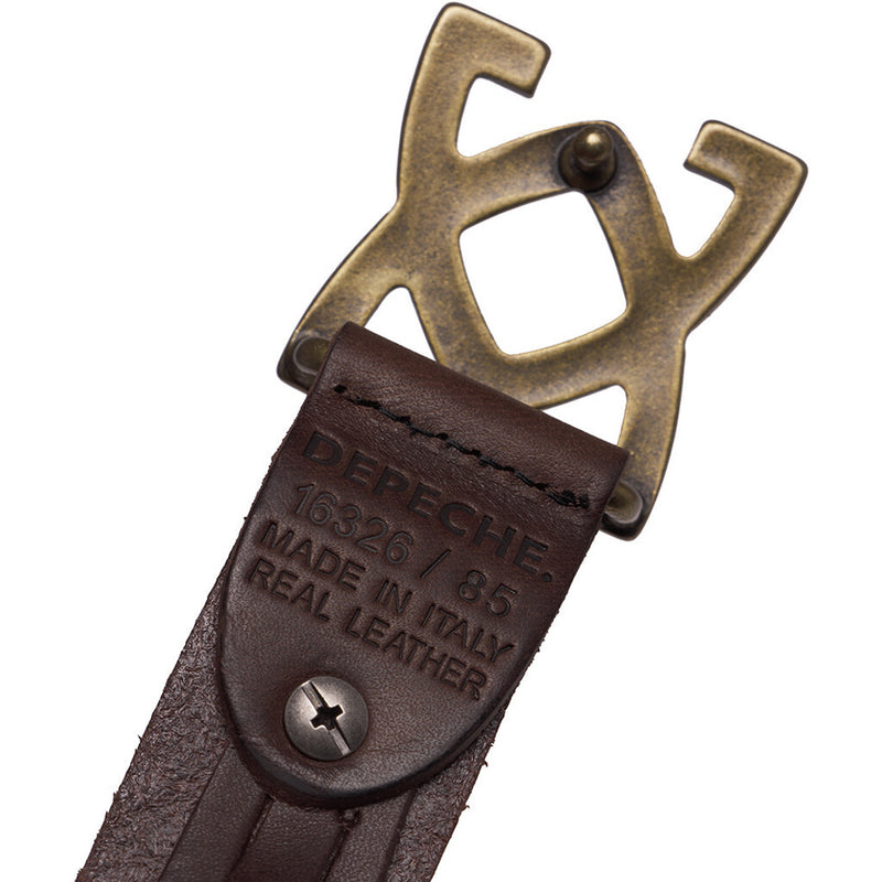 DEPECHE Stilfuldt bælte Belts 015 Brown