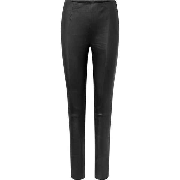 Depeche leather wear Stretch leggings i blød skindkvalitet Pants 099 Black (Nero)