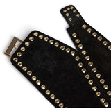 DEPECHE Studded waist belt Belts 190 Black/Gold