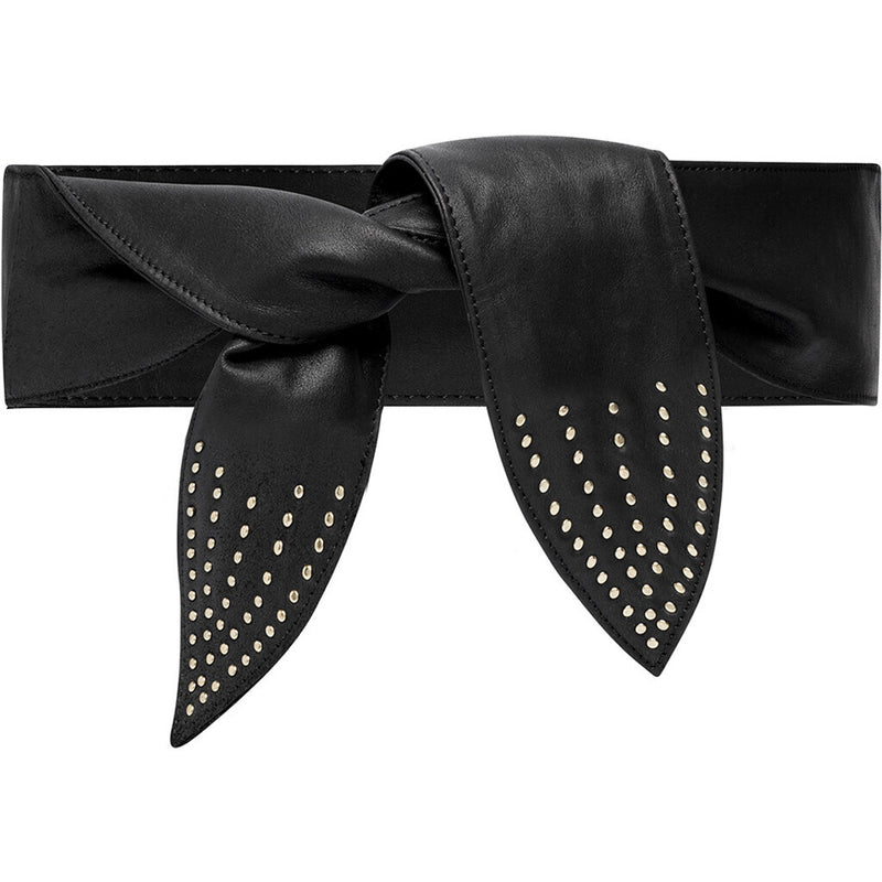 DEPECHE Taljebælte dekoreret med nitter Belts 190 Black / Gold