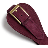 DEPECHE Taljebælte i ruskind Belt 321 Plum