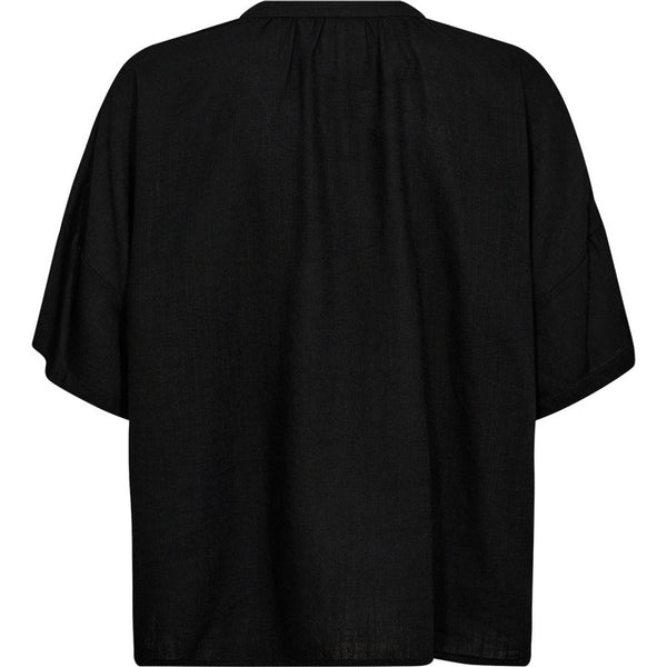 Depeche Clothing Tara bluse i hørkvalitet Blouse 099 Black (Nero)