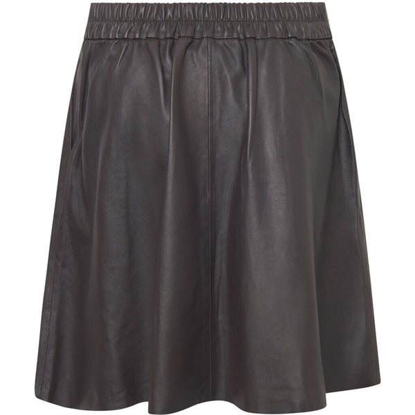 Depeche leather wear Tidløs Dacy skindnederdel Skirts 008 Chocolate