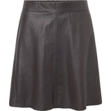 Depeche leather wear Tidløs Dacy skindnederdel Skirts 008 Chocolate