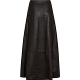 Depeche leather wear Tidløs Marly nederdel Skirts 008 Chocolate