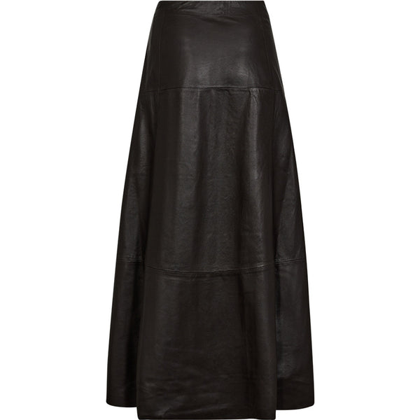 Depeche leather wear Tidløs Marly nederdel Skirts 008 Chocolate