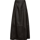 Depeche leather wear Tidløs Marly nederdel Skirts 008 Chocolate