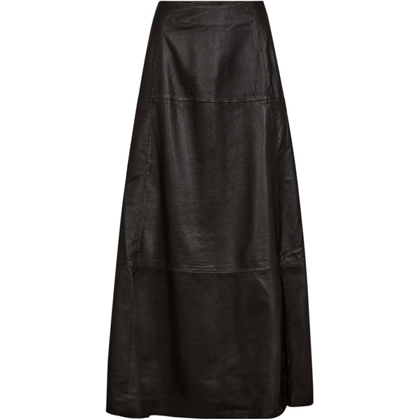 Depeche leather wear Tidløs Marly nederdel Skirts 008 Chocolate