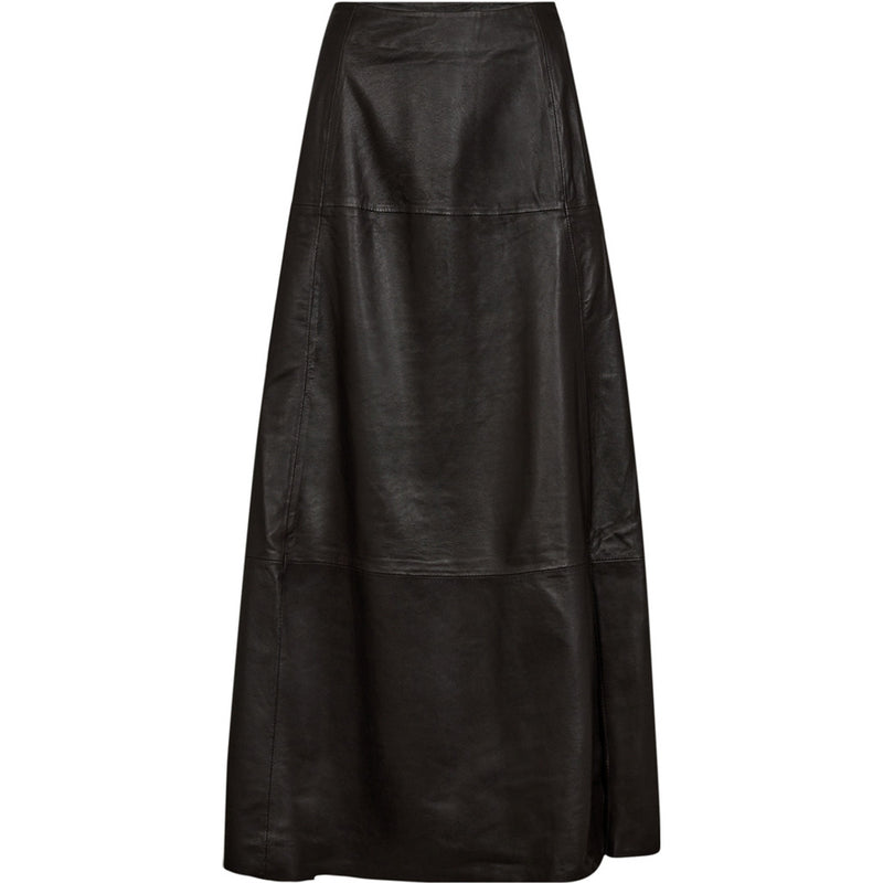 Depeche leather wear Tidløs Marly nederdel Skirts 008 Chocolate