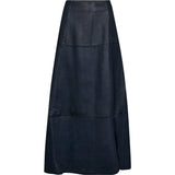 Depeche leather wear Tidløs Marly nederdel Skirts 285 Midnight Blue