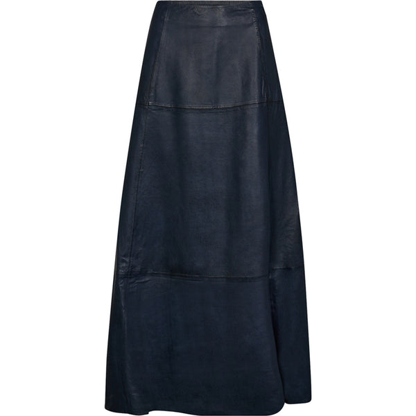 Depeche leather wear Tidløs Marly nederdel Skirts 285 Midnight Blue