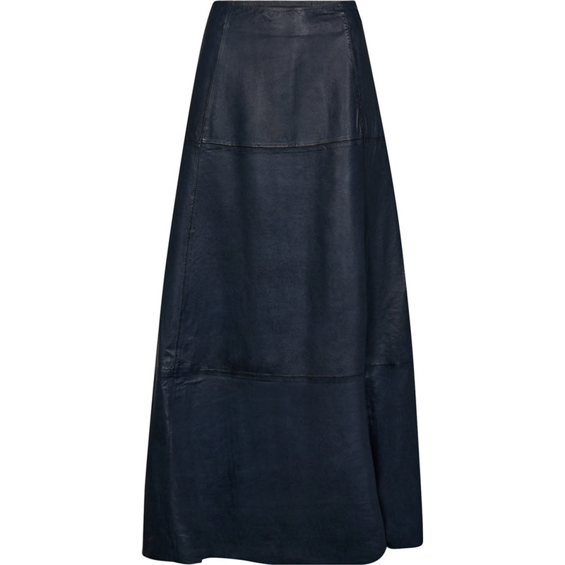 Depeche leather wear Tidløs Marly nederdel Skirts 285 Midnight Blue