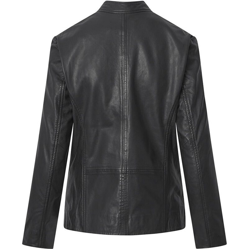 Depeche leather wear Tidløs Noelle skindjakke Jackets 099 Black (Nero)