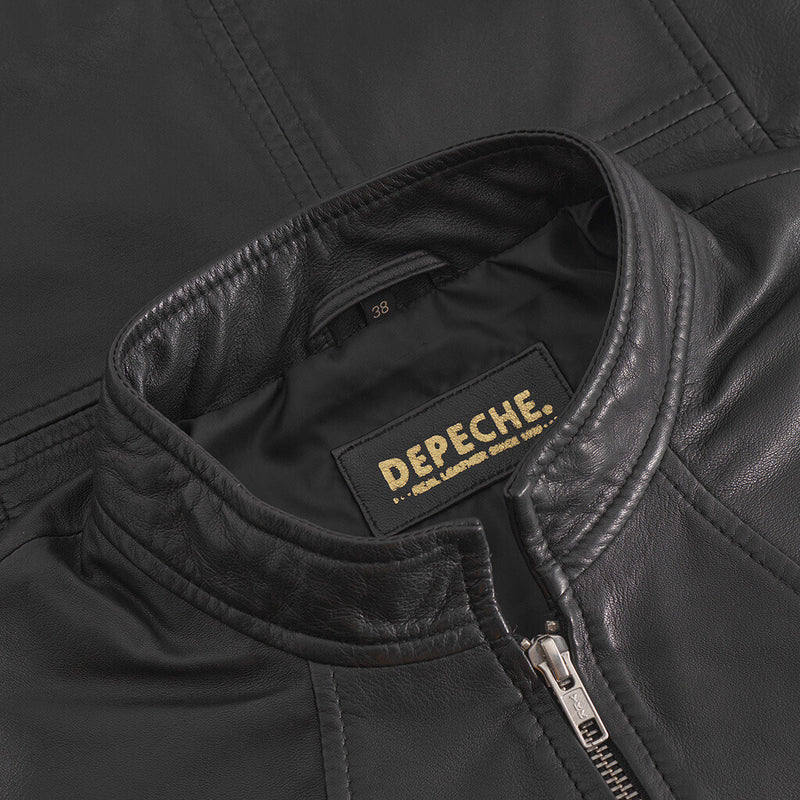 Depeche leather wear Tidløs Noelle skindjakke Jackets 099 Black (Nero)