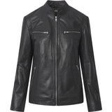 Depeche leather wear Tidløs Noelle skindjakke Jackets 099 Black (Nero)