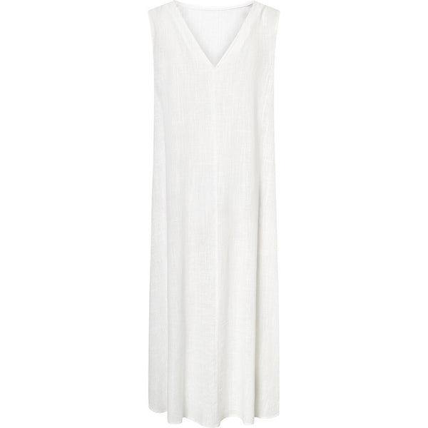 Depeche Clothing Tidløs Tara kjole i lækker hør kvalitet Dresses 001 White