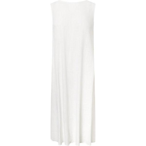 Depeche Clothing Tidløs Tara kjole i lækker hør kvalitet Dresses 001 White