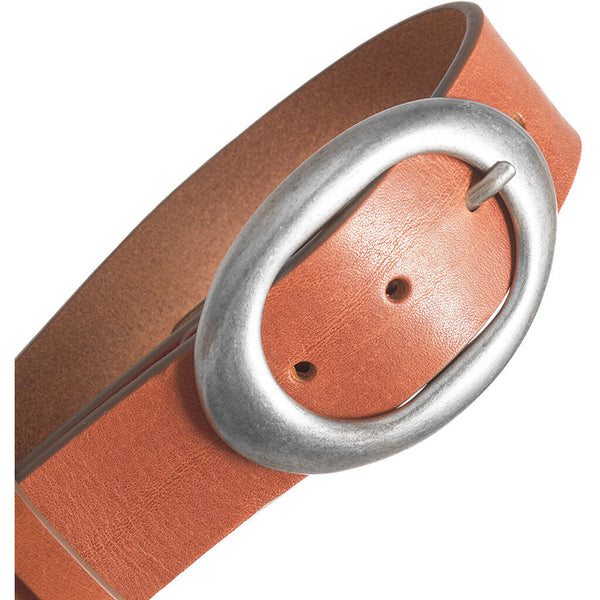 DEPECHE Tidløs bælte Belts 040 Dark cognac