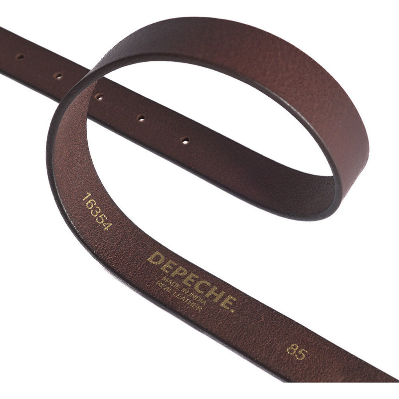 DEPECHE Tidløs bælte Belts 008 Chocolate