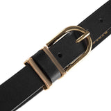 DEPECHE Tidløs bælte Belts 190 Black / Gold