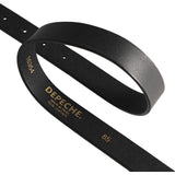 DEPECHE Tidløs bælte Belts 190 Black / Gold