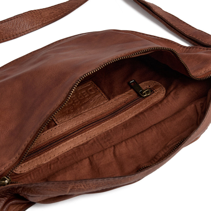 DEPECHE Tidløs bumbag Bumbag 005 Vintage cognac