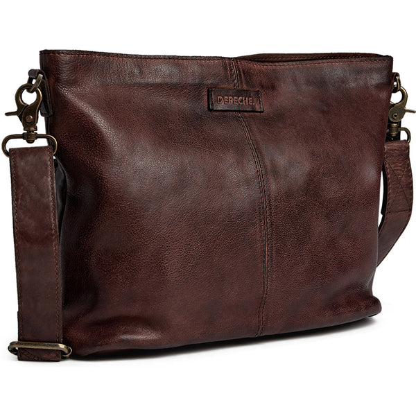 DEPECHE Tidløs skuldertaske Shoulderbag / Handbag 248 Vintage Brown