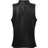 Depeche leather wear Tirsa top i silkeblød skindkvalitet Tops 099 Black (Nero)