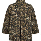 Depeche Clothing Tonja Oversize Skjorte Shirt 261 Leopard Printed