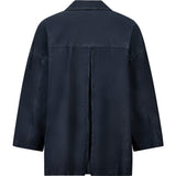 Depeche leather wear Tonja oversize ruskindskjorte Shirt 031 Ocean